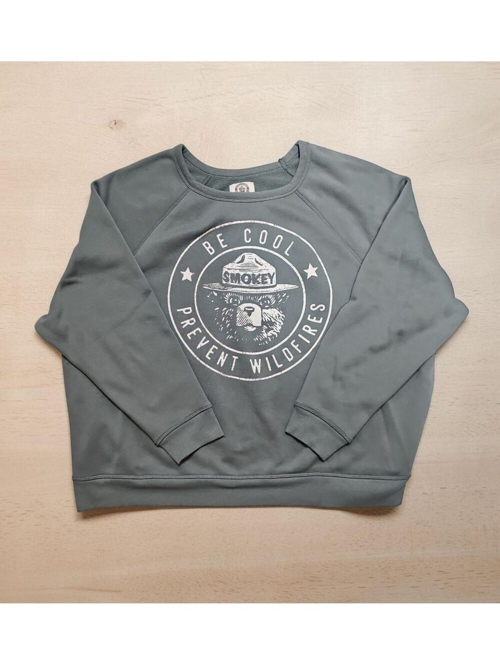 Grayson Threads Smokey Bear - Be Cool Prevent Wildfires, Sweatshirt 1X, Preloved